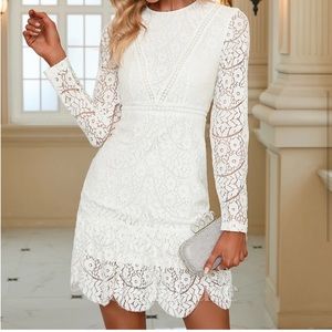 JJ’s house Scoop Elegant Bodycon Lace Mini Dresses NEW with tags Size Small
